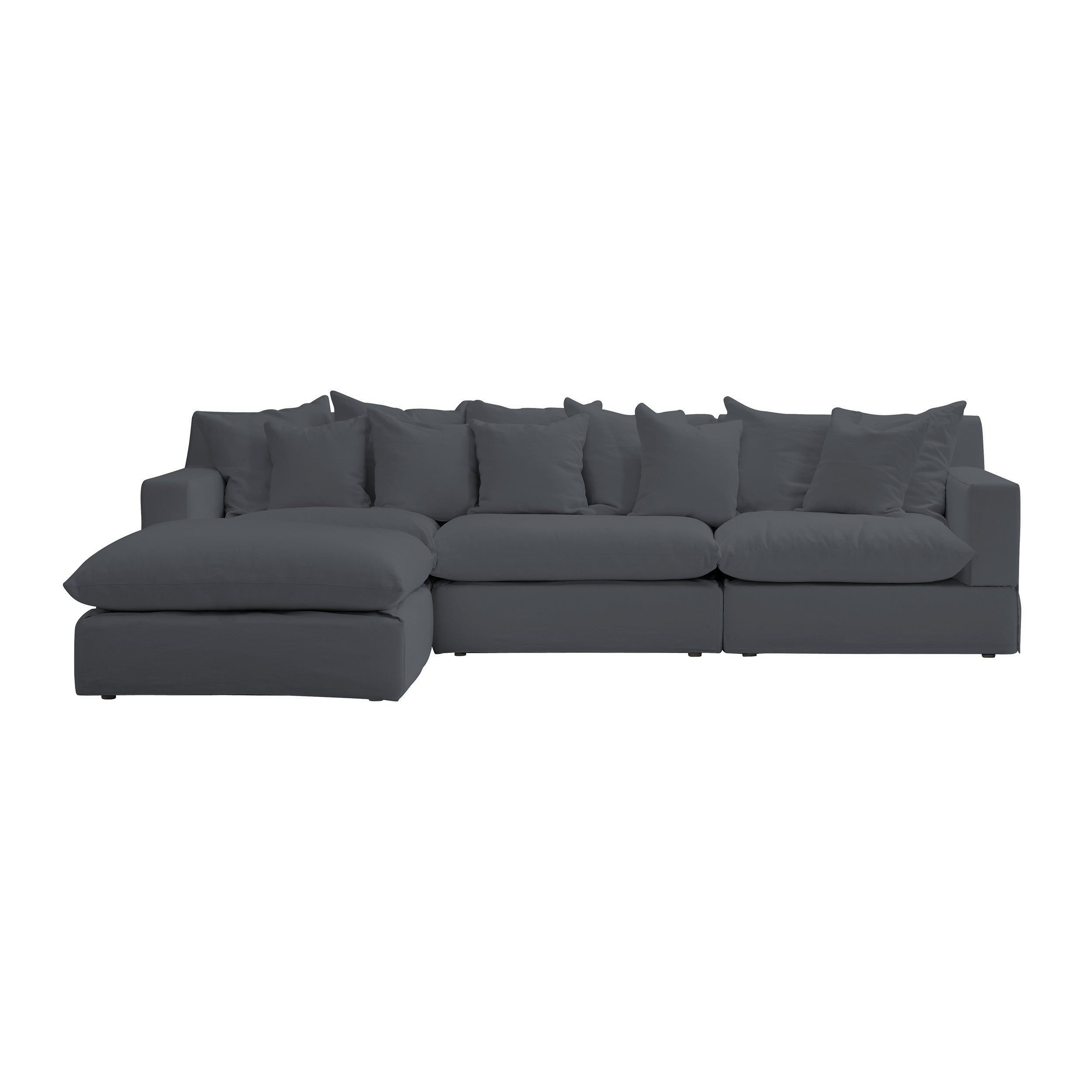 three seater chaise lounger sofas