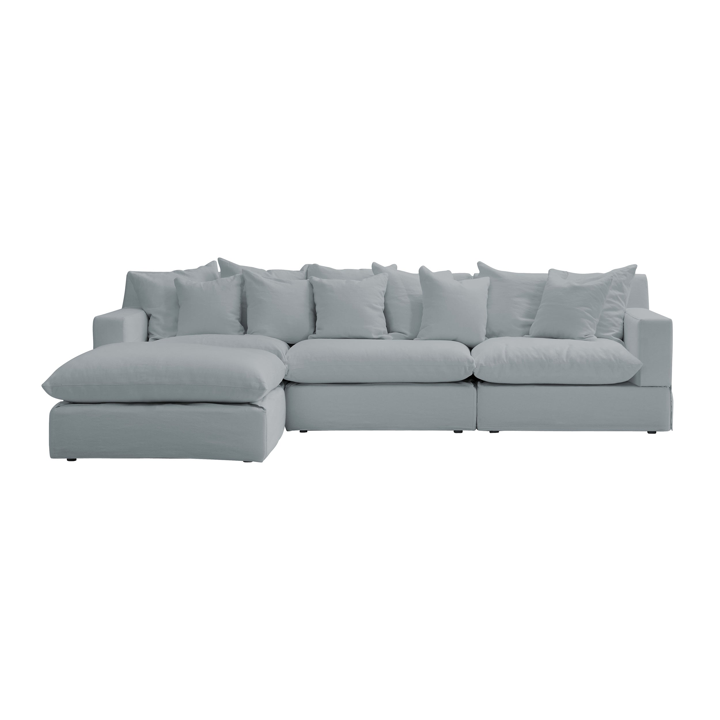 three seater chaise lounger sofas