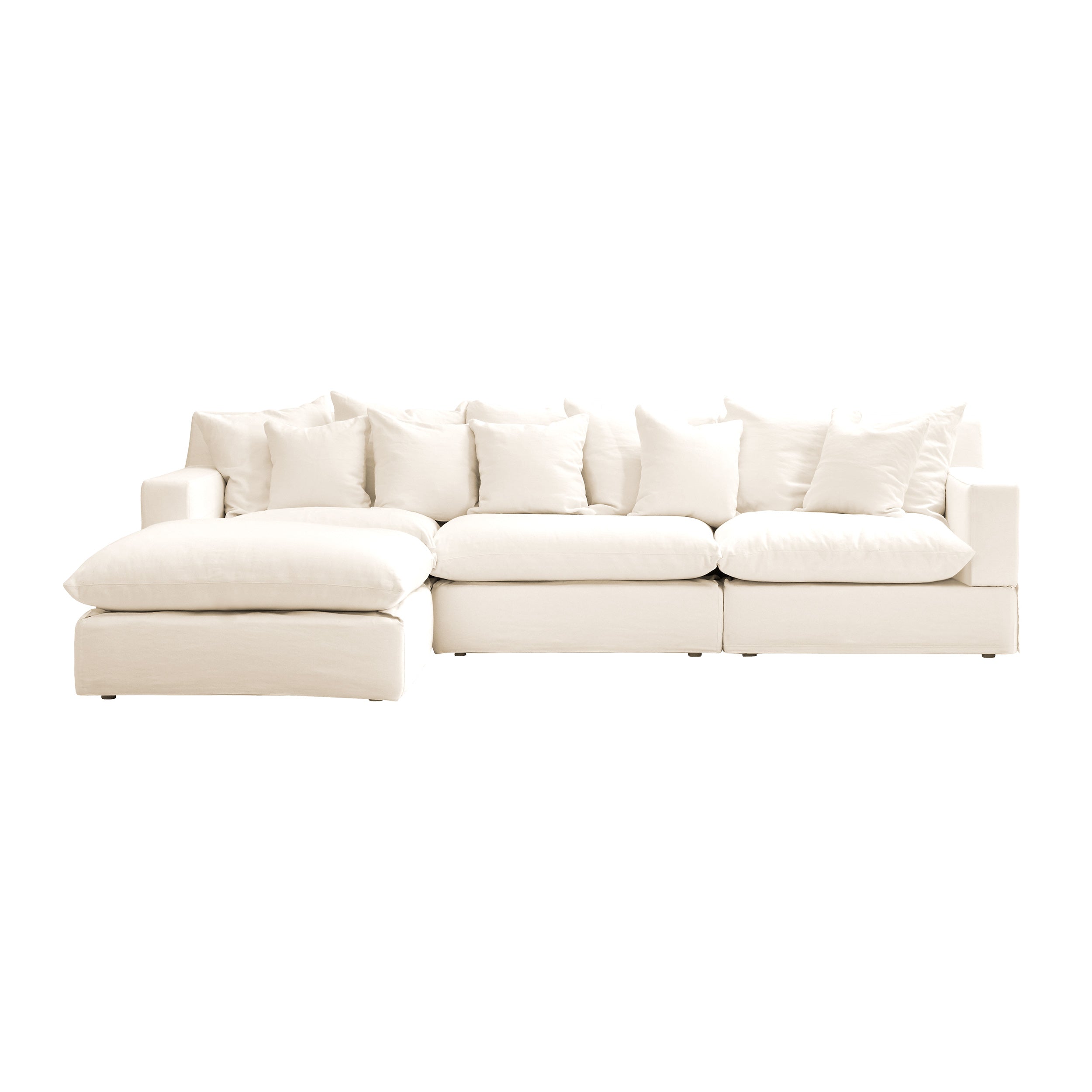 three seater chaise lounger sofas