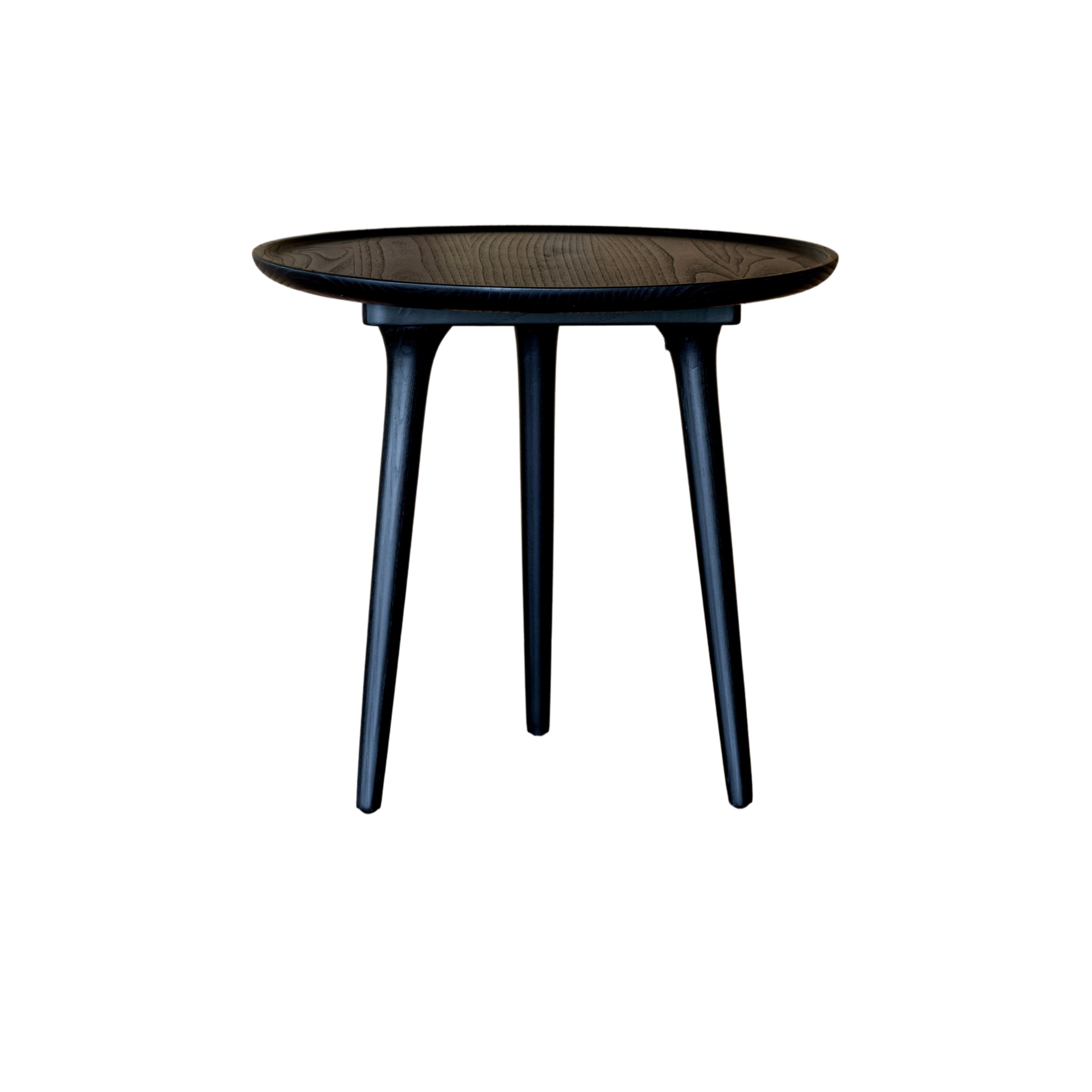 chloe grande side table in black
