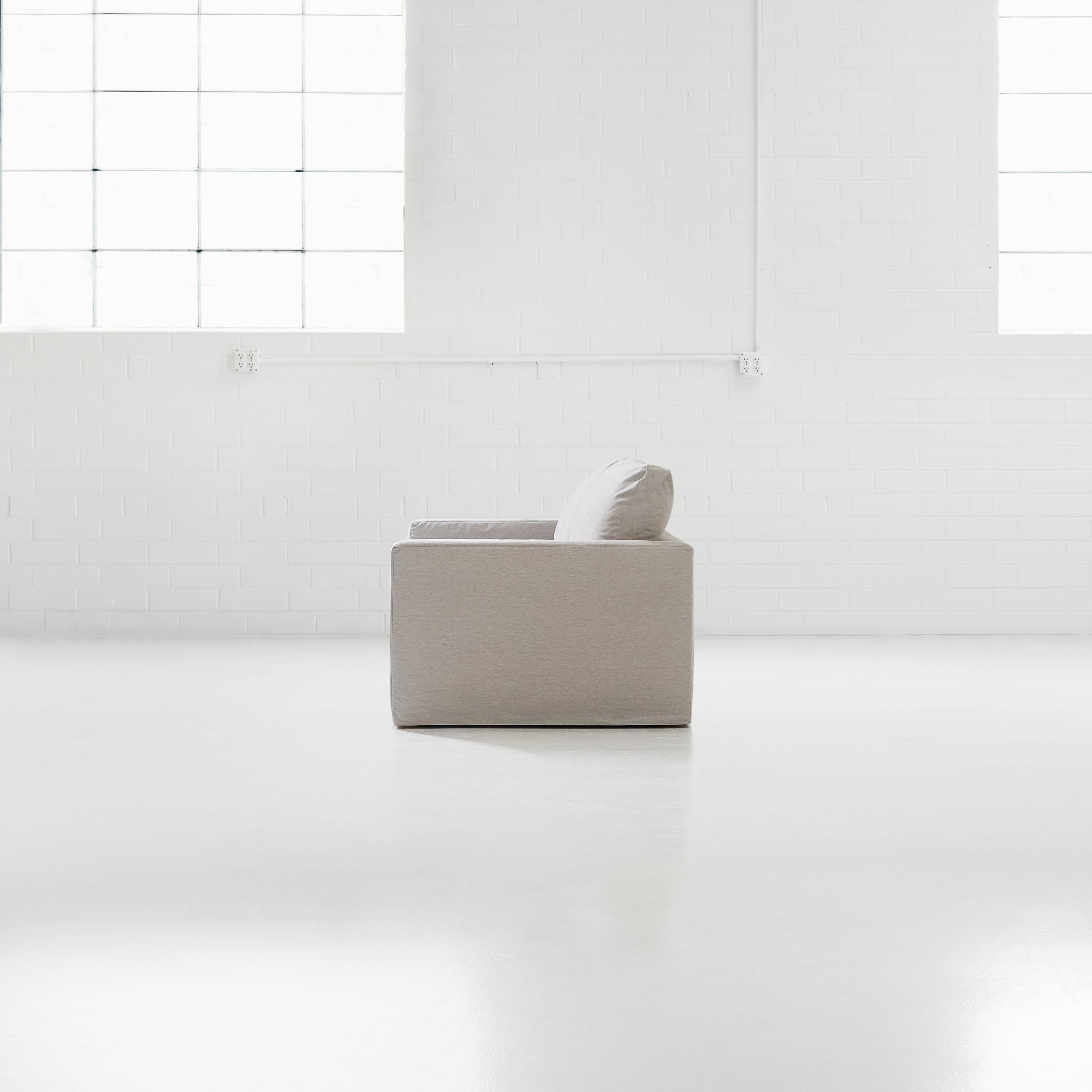 colette sofas + club chair