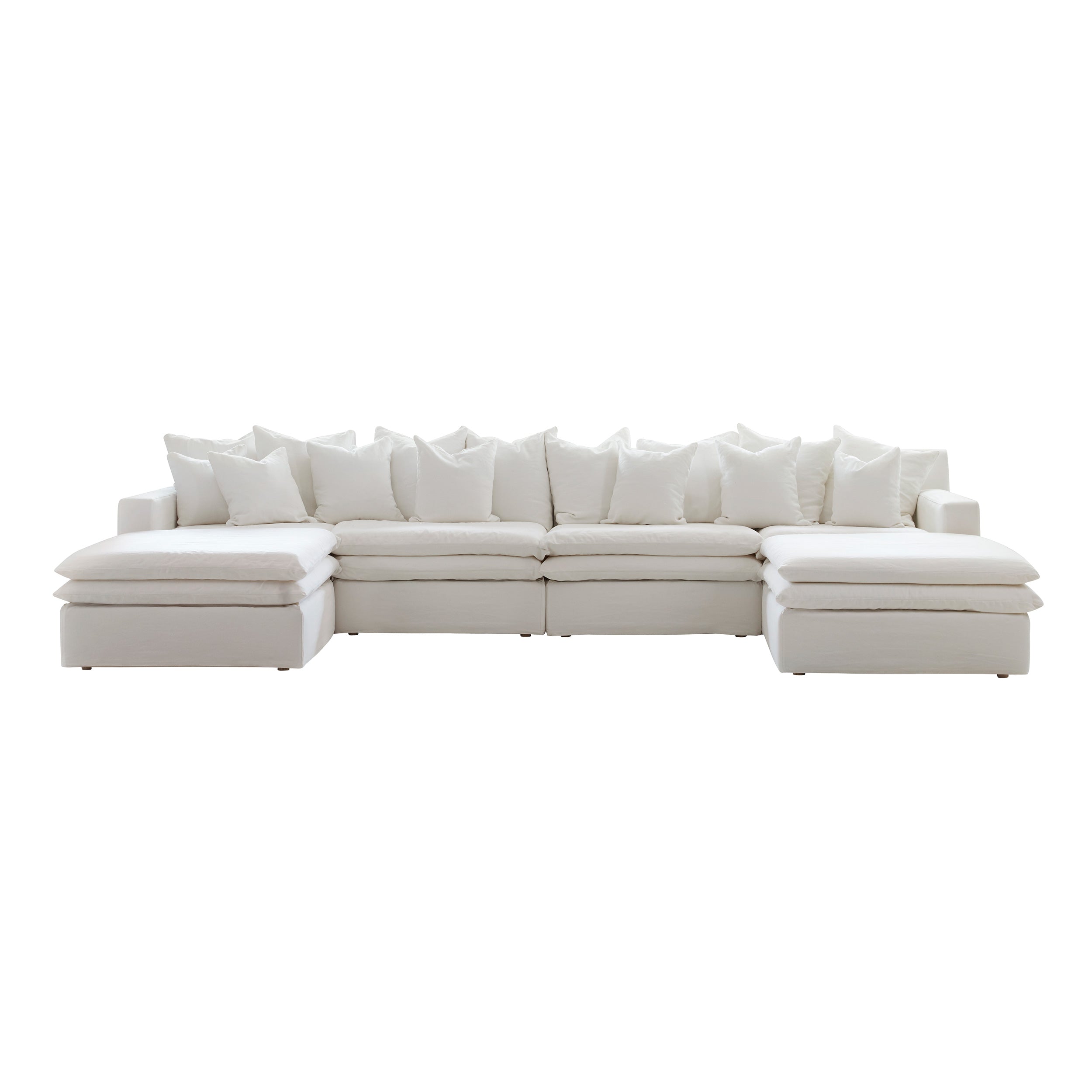 four seater plus double chaise lounger sofas