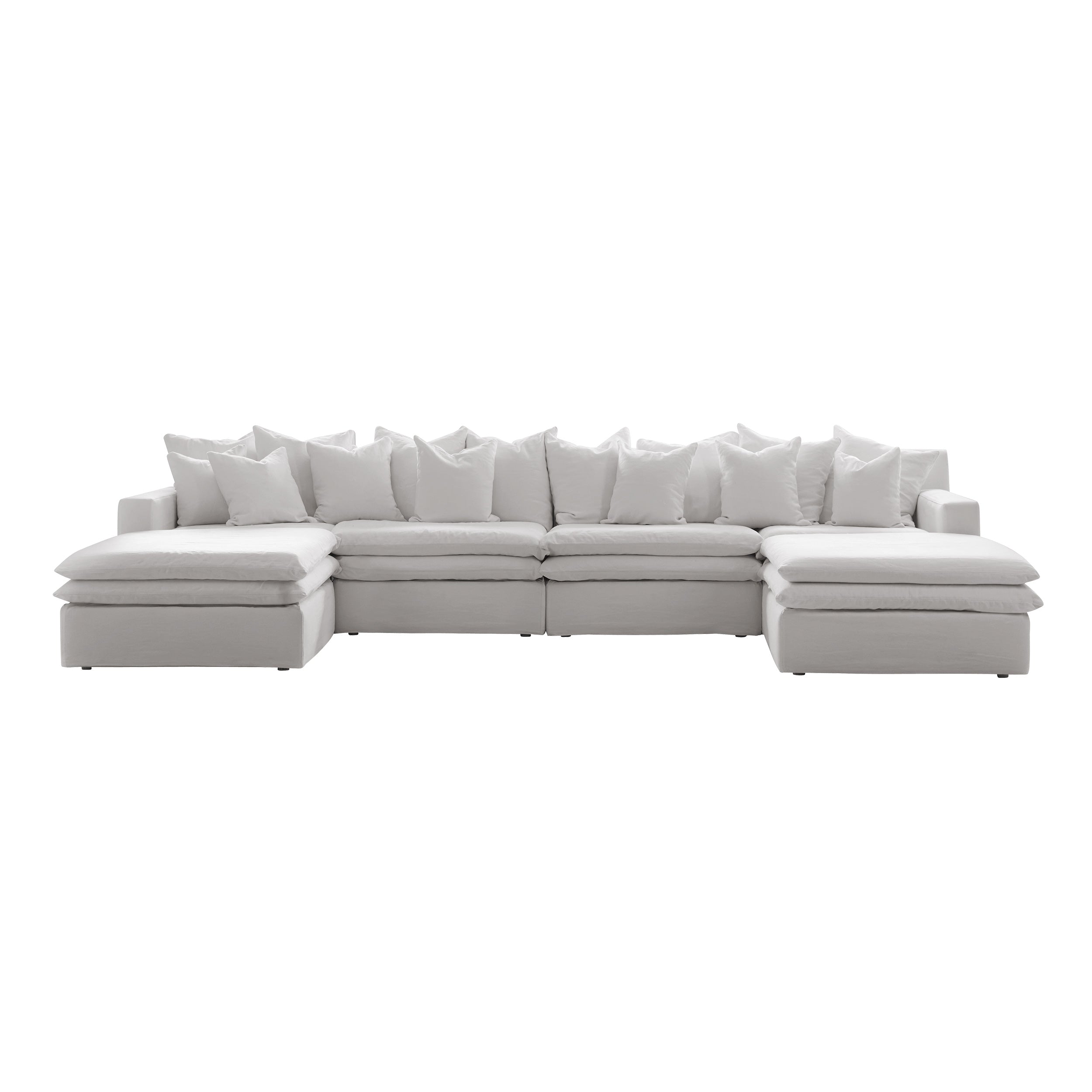 four seater plus double chaise lounger sofas