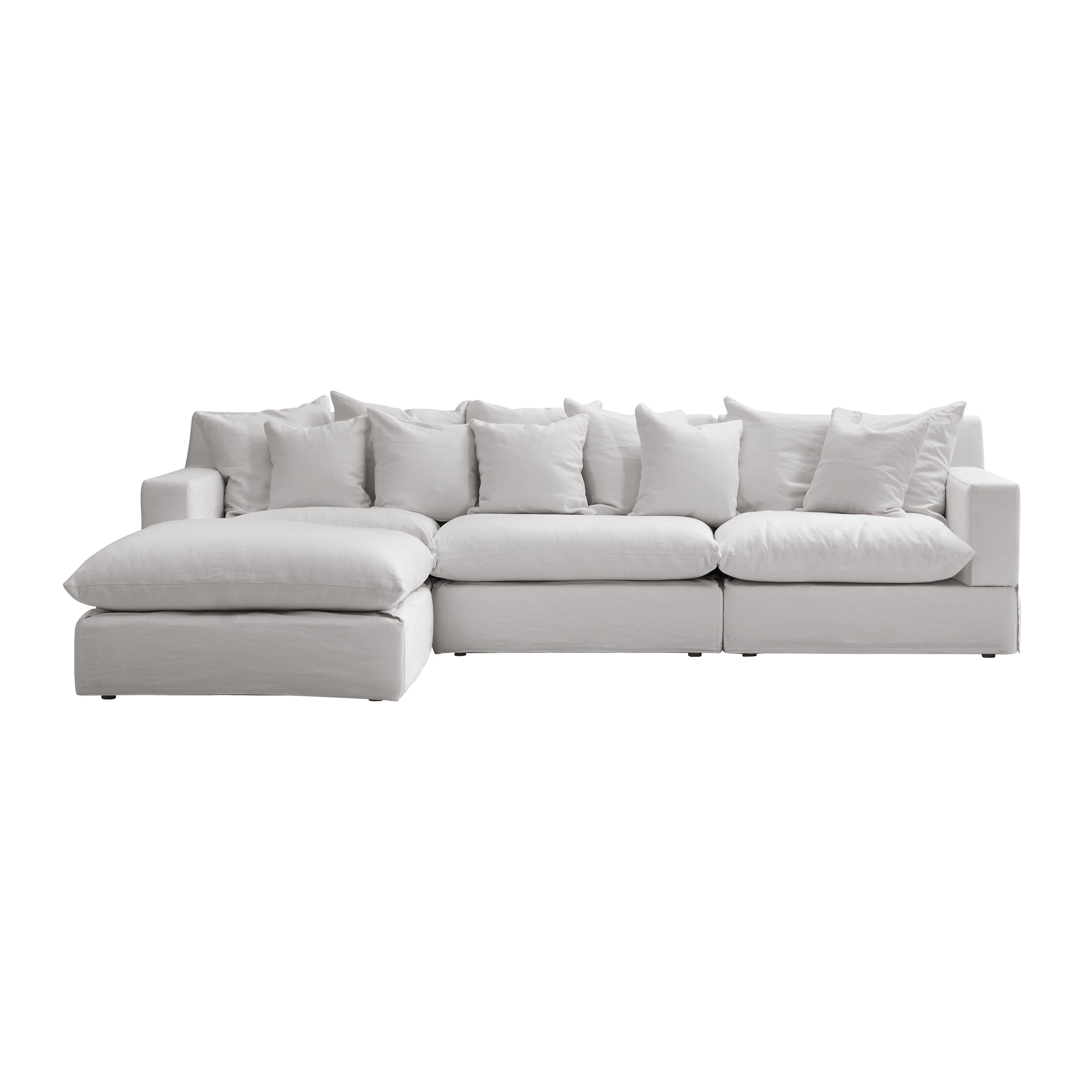 three seater chaise lounger sofas