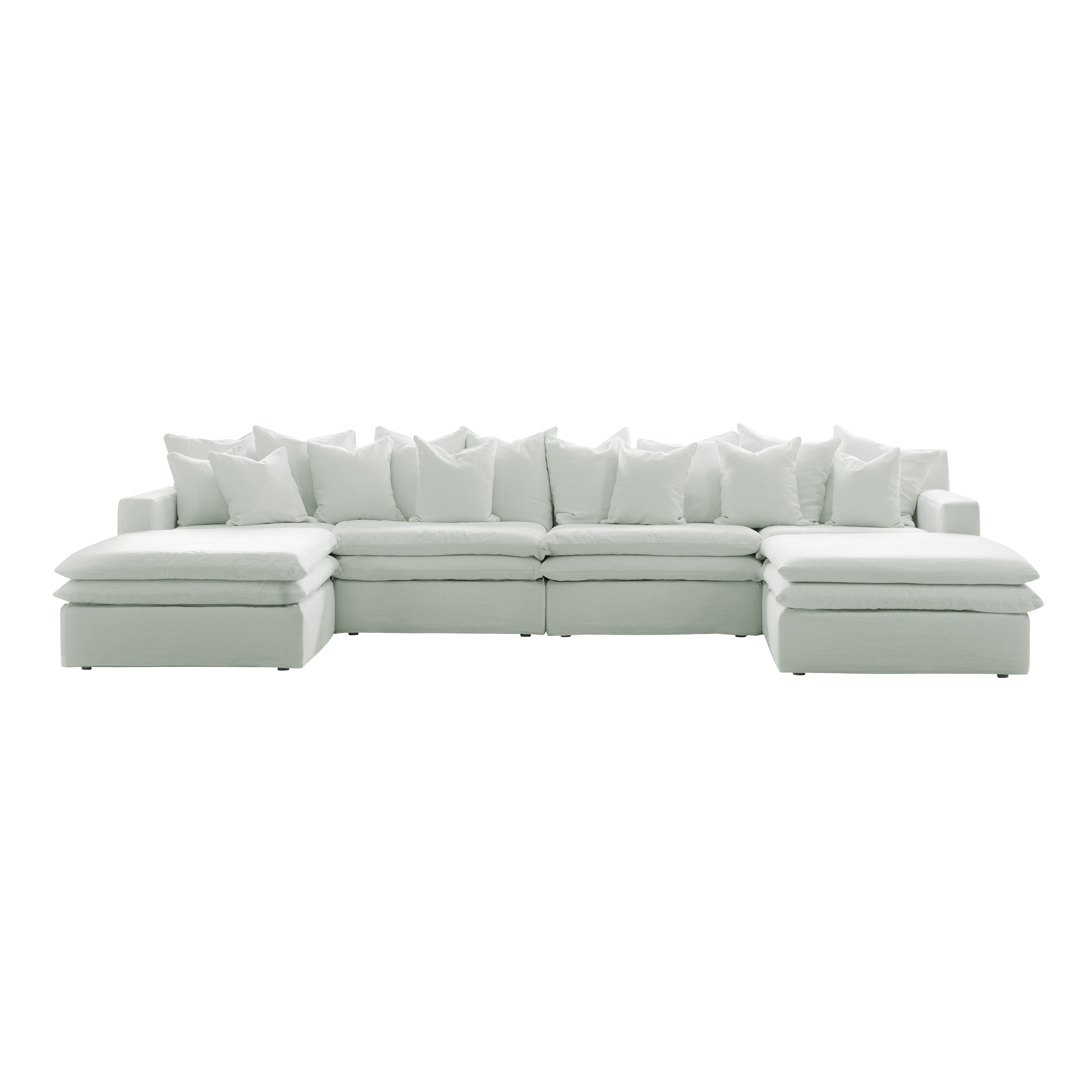 four seater plus double chaise lounger sofas