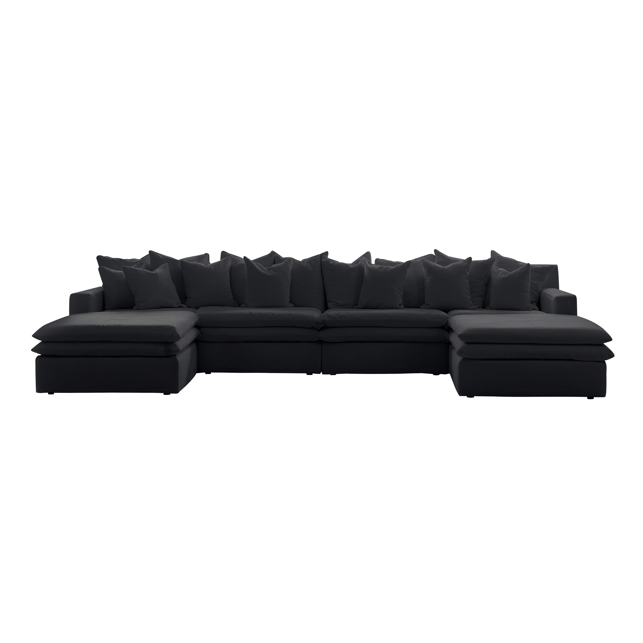 four seater plus double chaise lounger sofas
