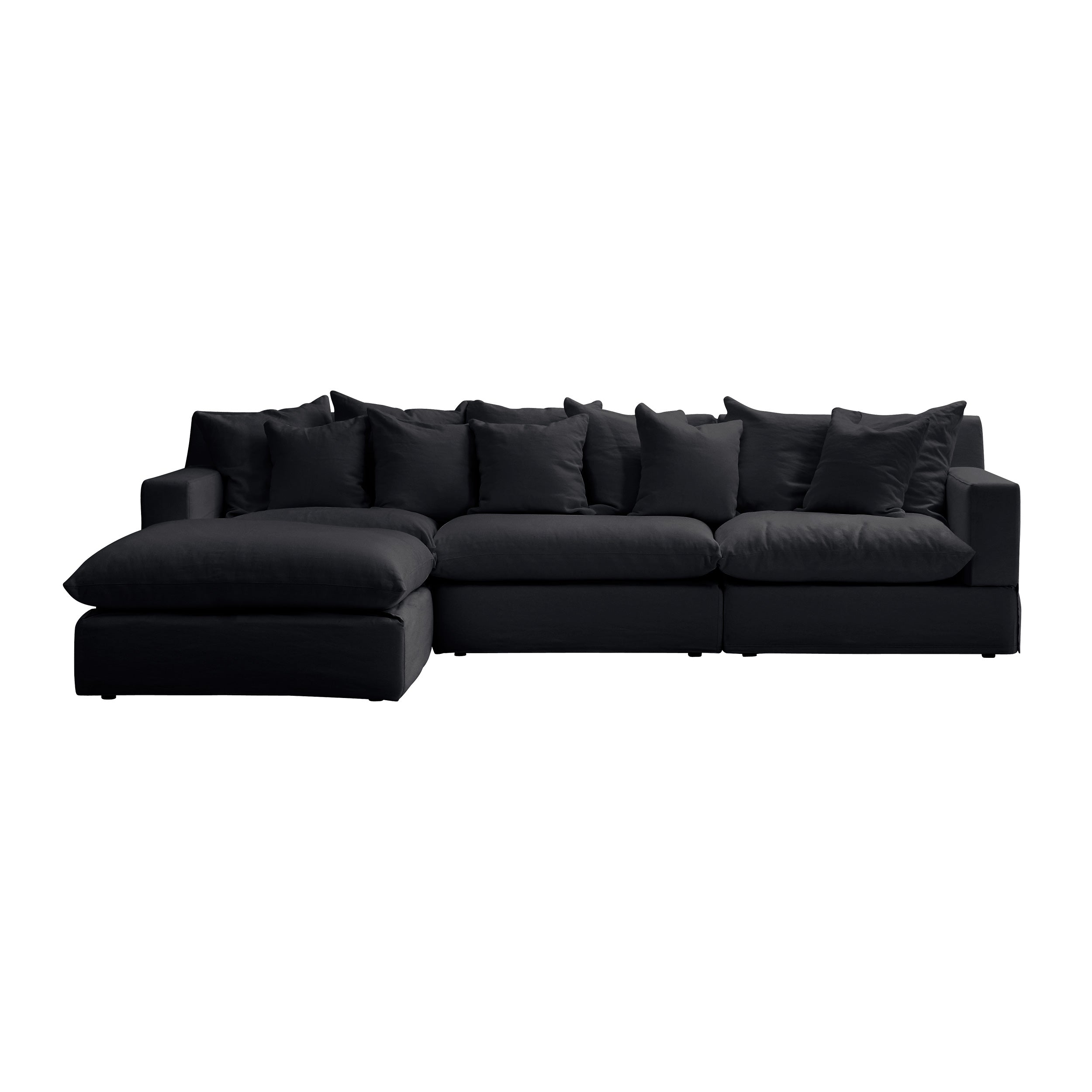 three seater chaise lounger sofas