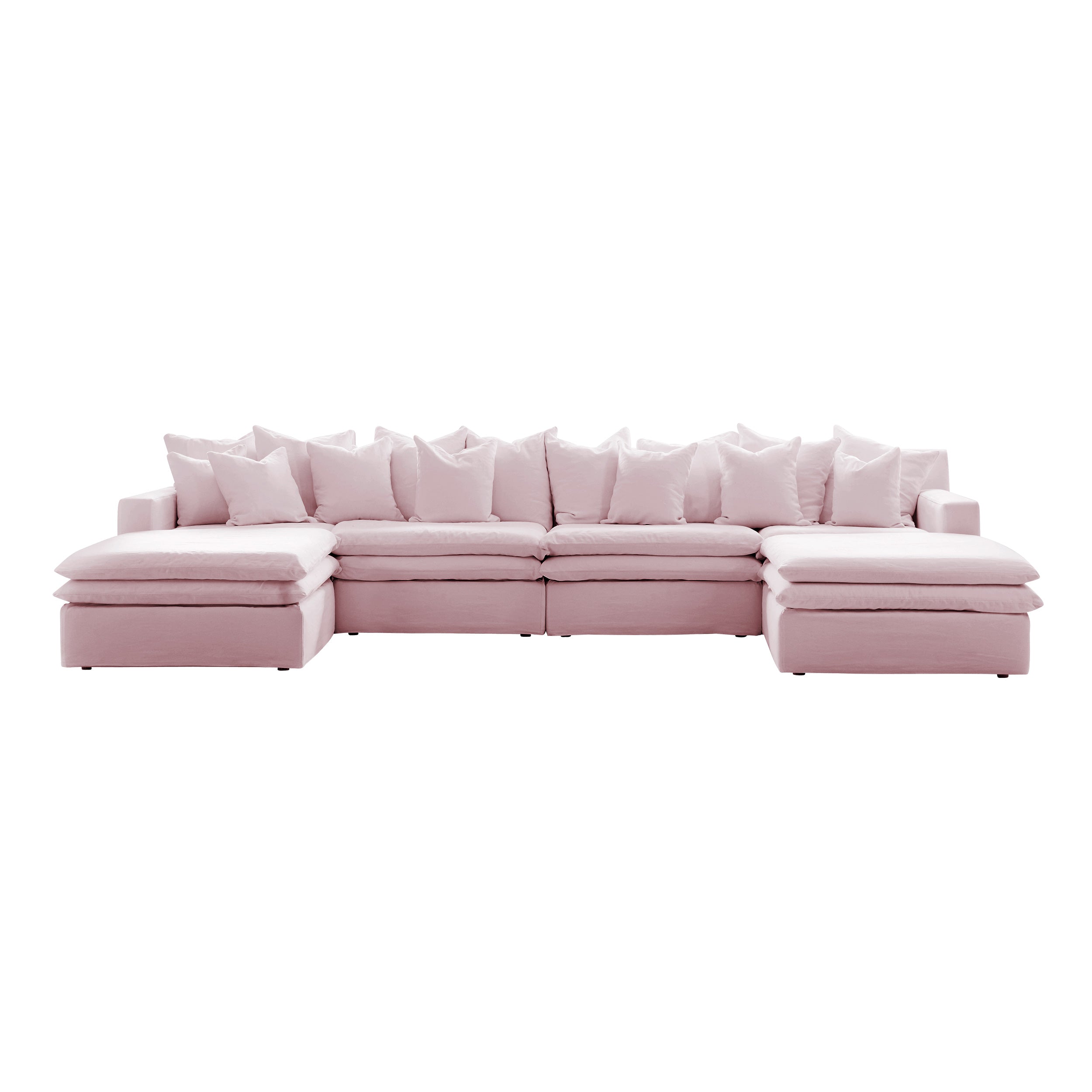 four seater plus double chaise lounger sofas