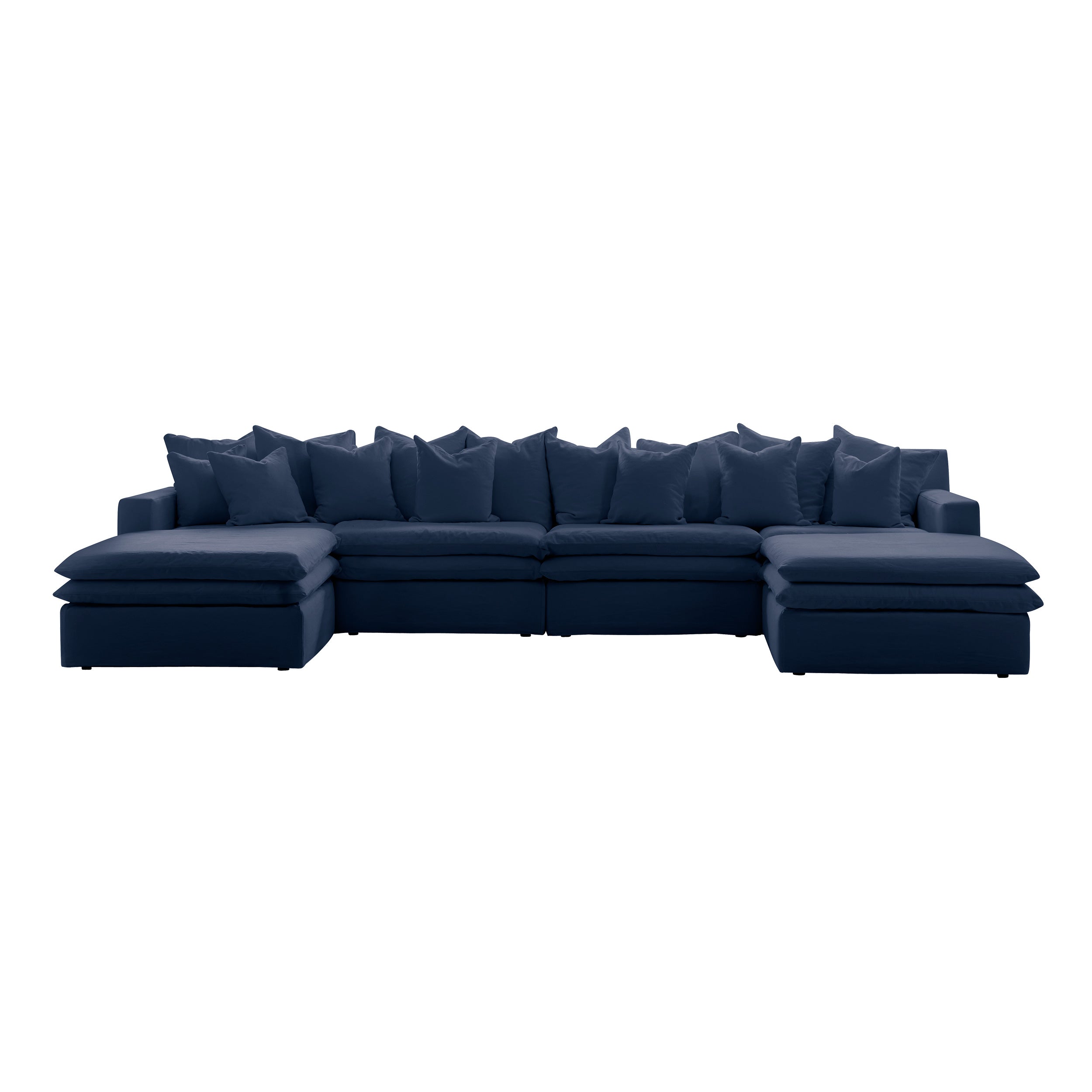 four seater plus double chaise lounger sofas