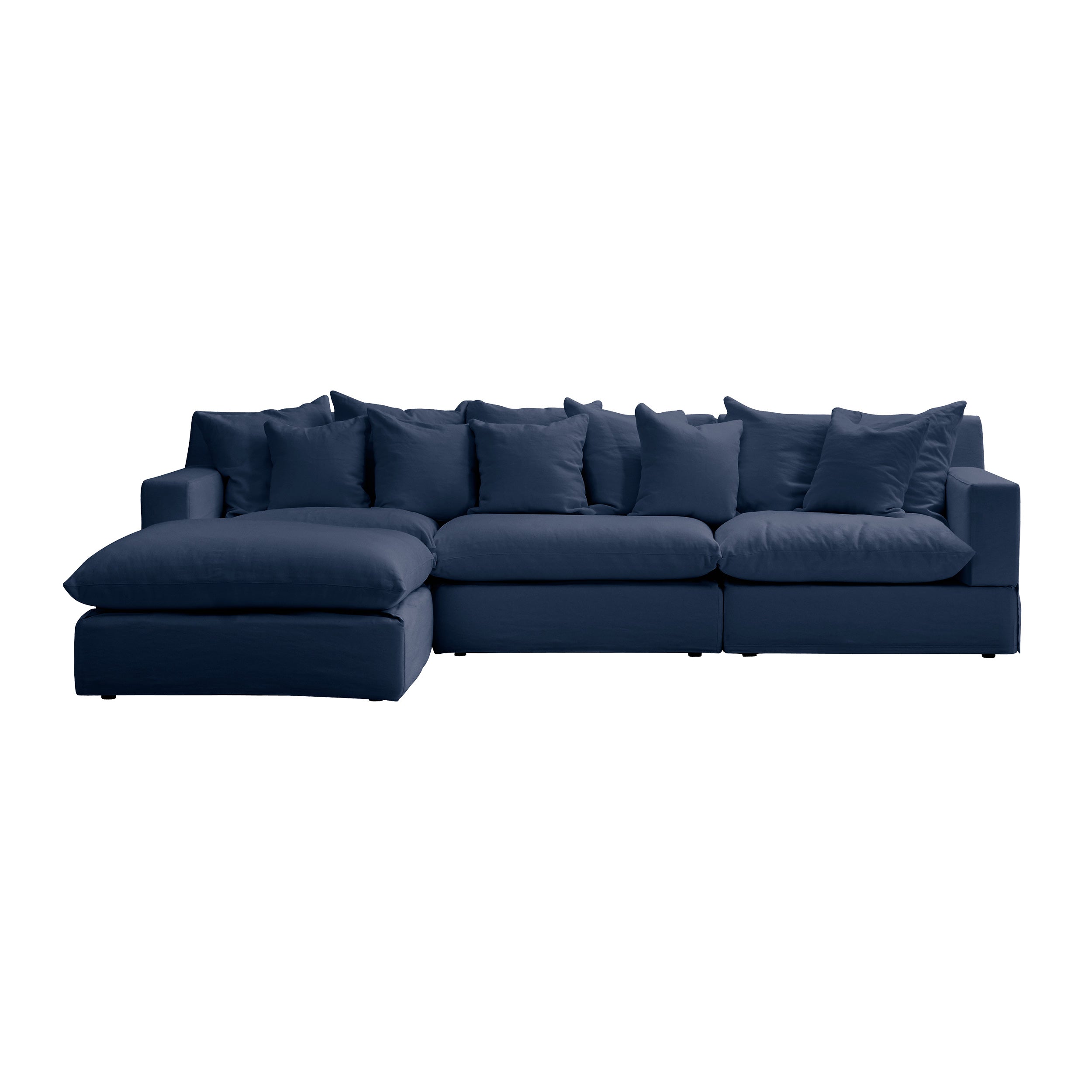 three seater chaise lounger sofas