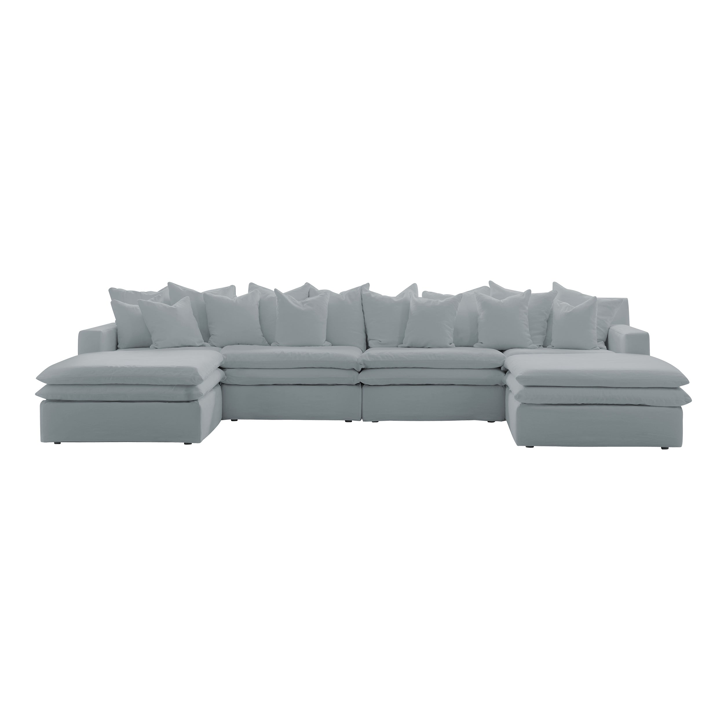 four seater plus double chaise lounger sofas
