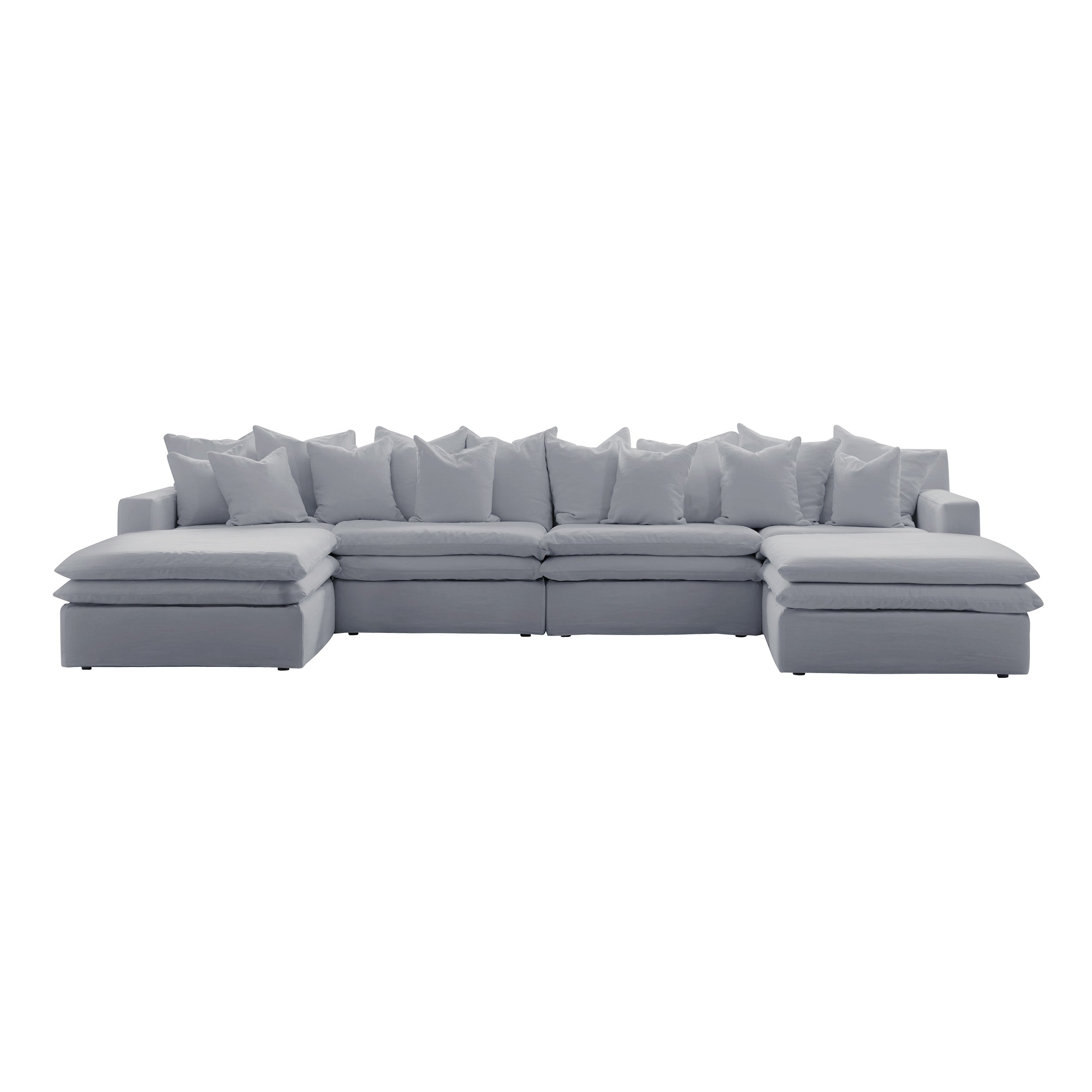 four seater plus double chaise lounger sofas