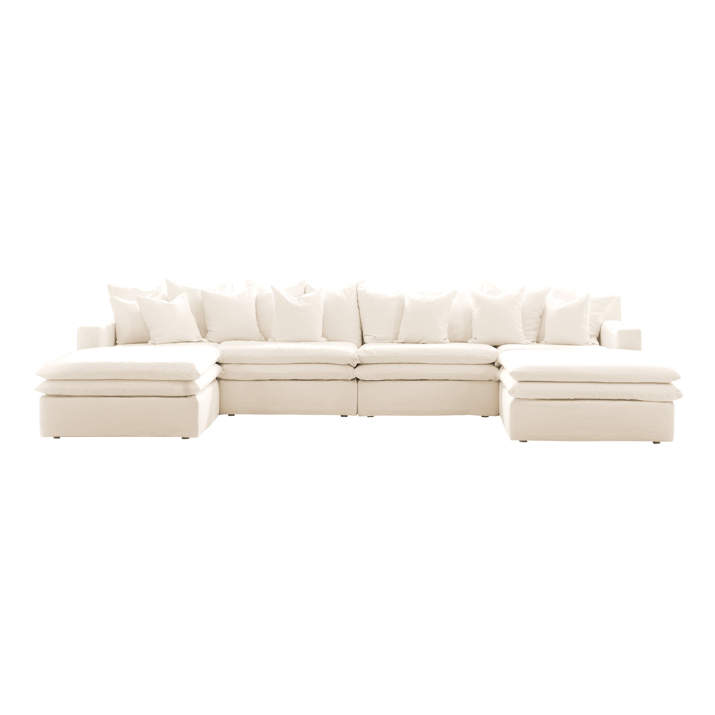 four seater plus double chaise lounger sofas