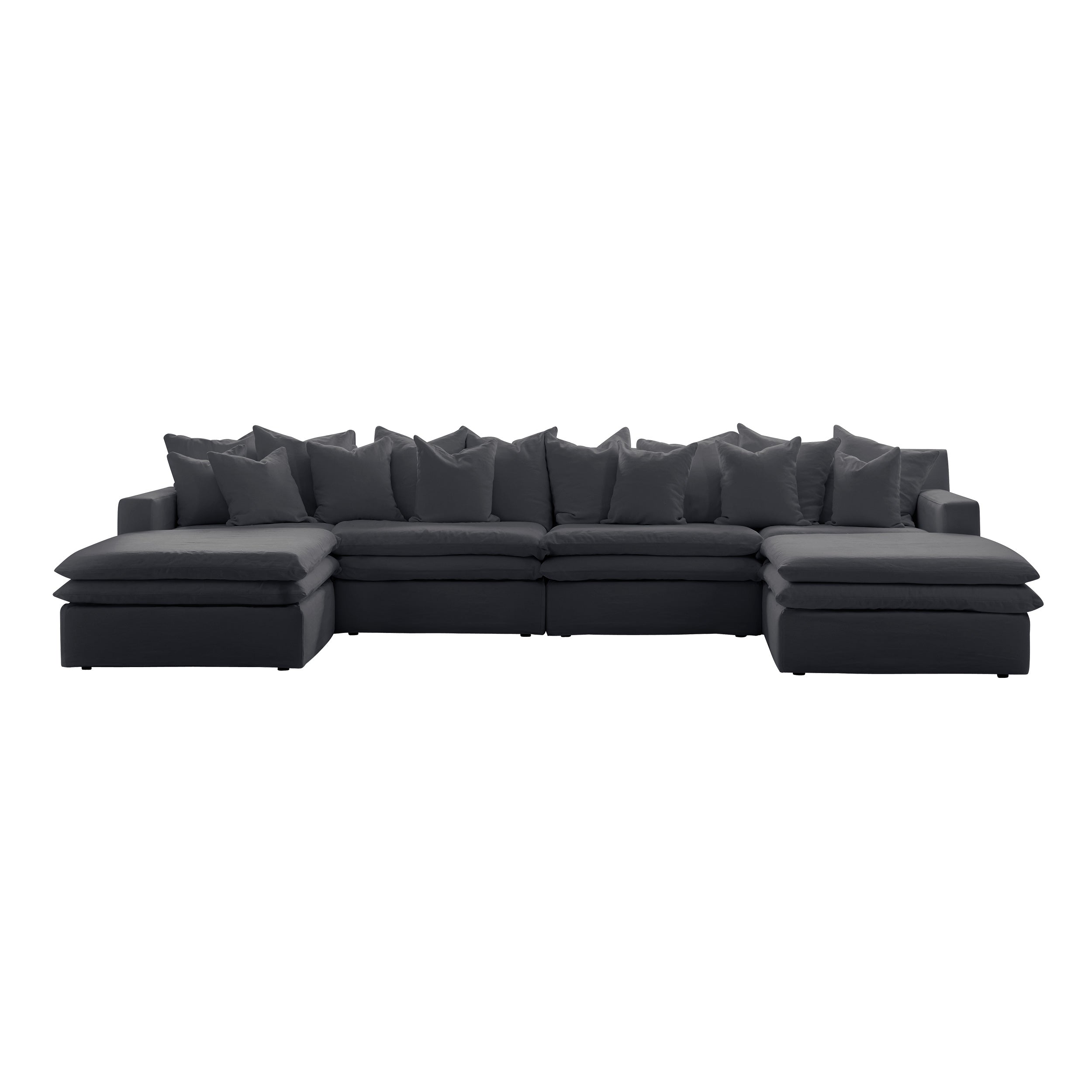four seater plus double chaise lounger sofas