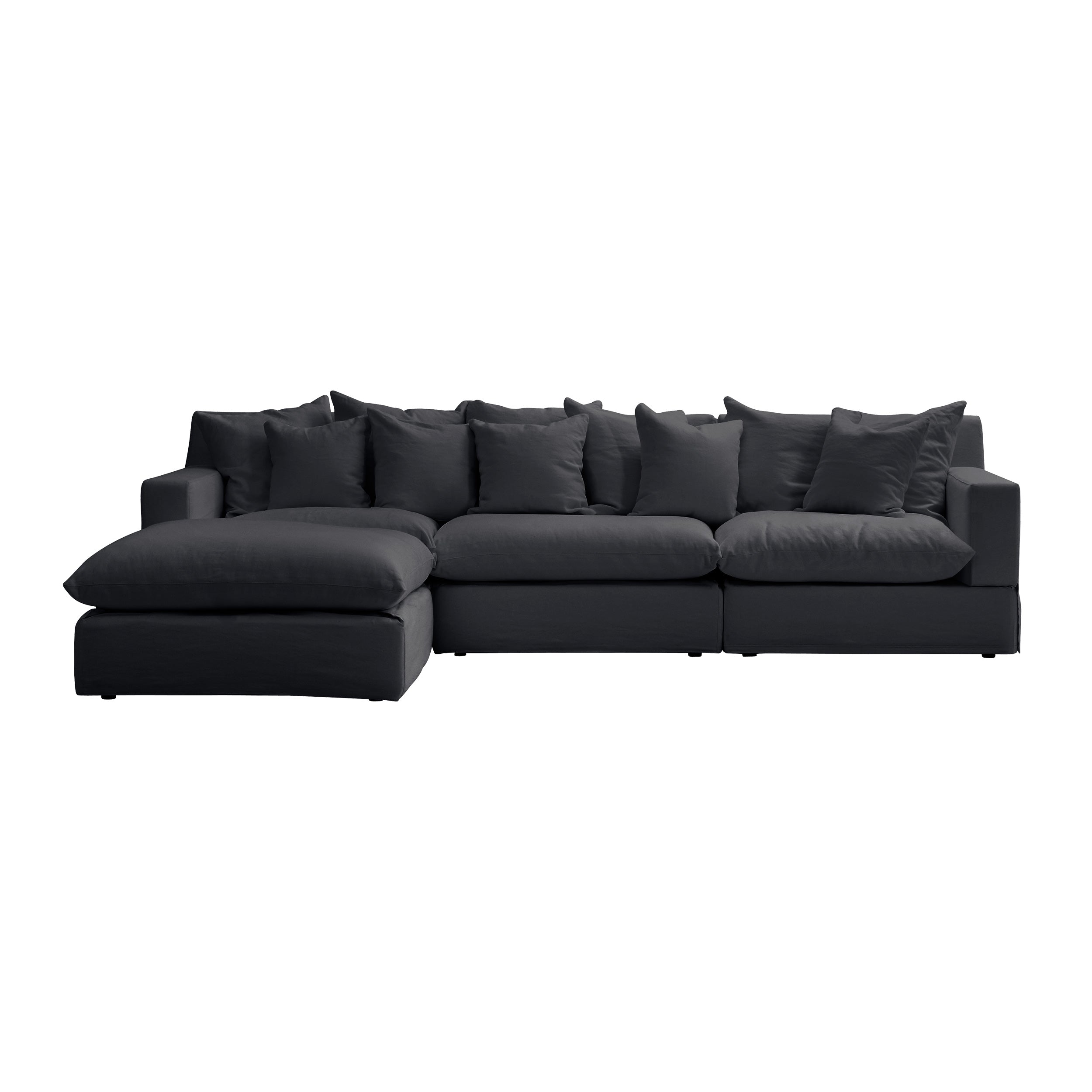 three seater chaise lounger sofas