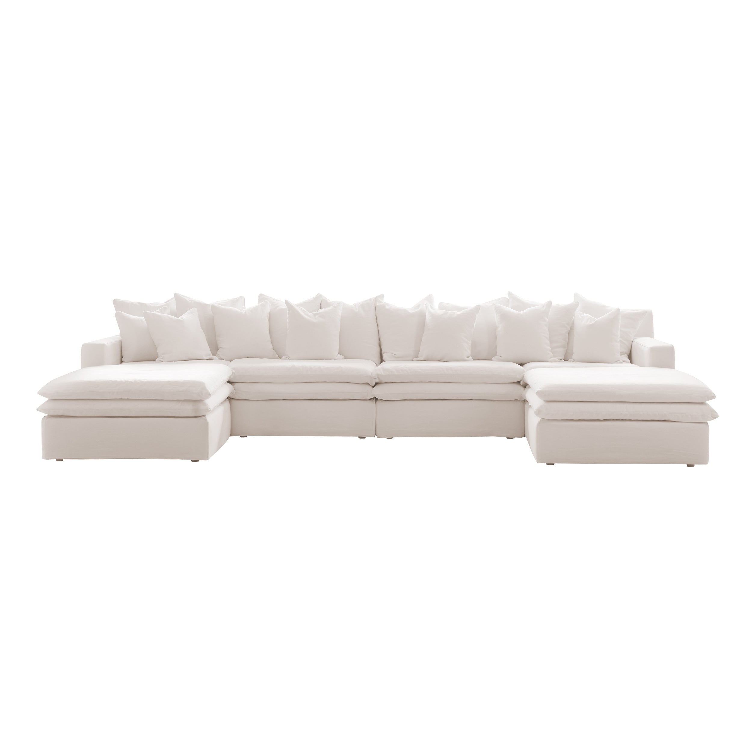 four seater plus double chaise lounger sofas