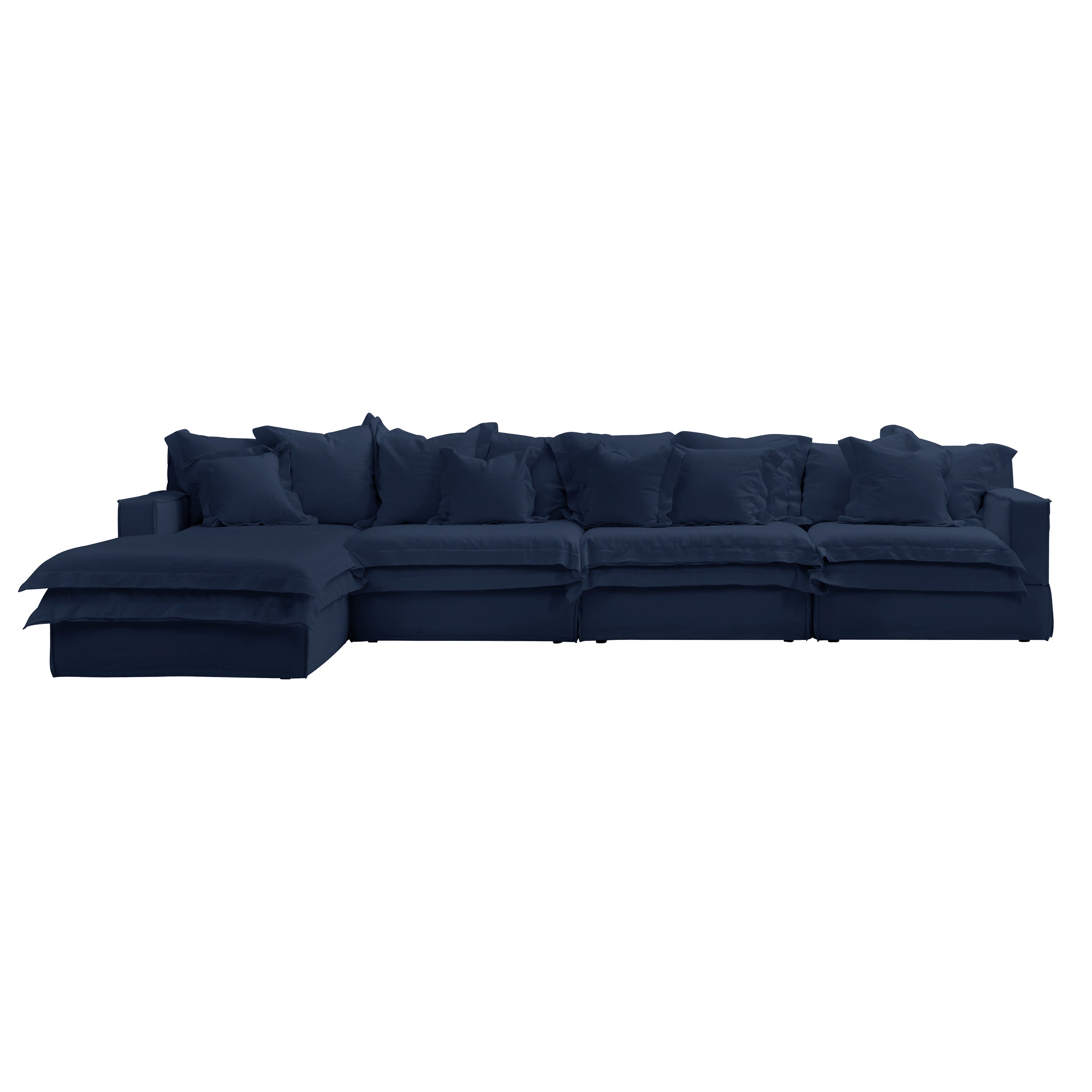 four seater plus single chaise lounger sofas