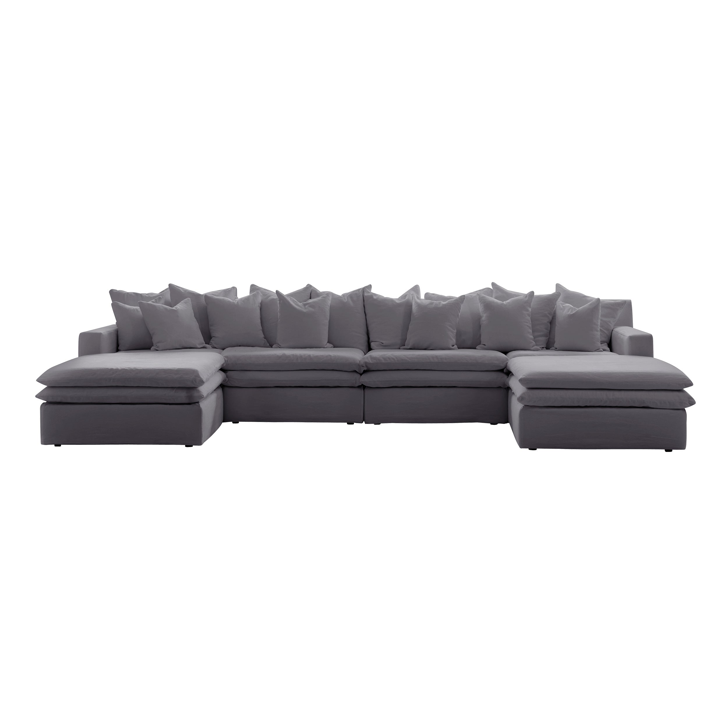four seater plus double chaise lounger sofas
