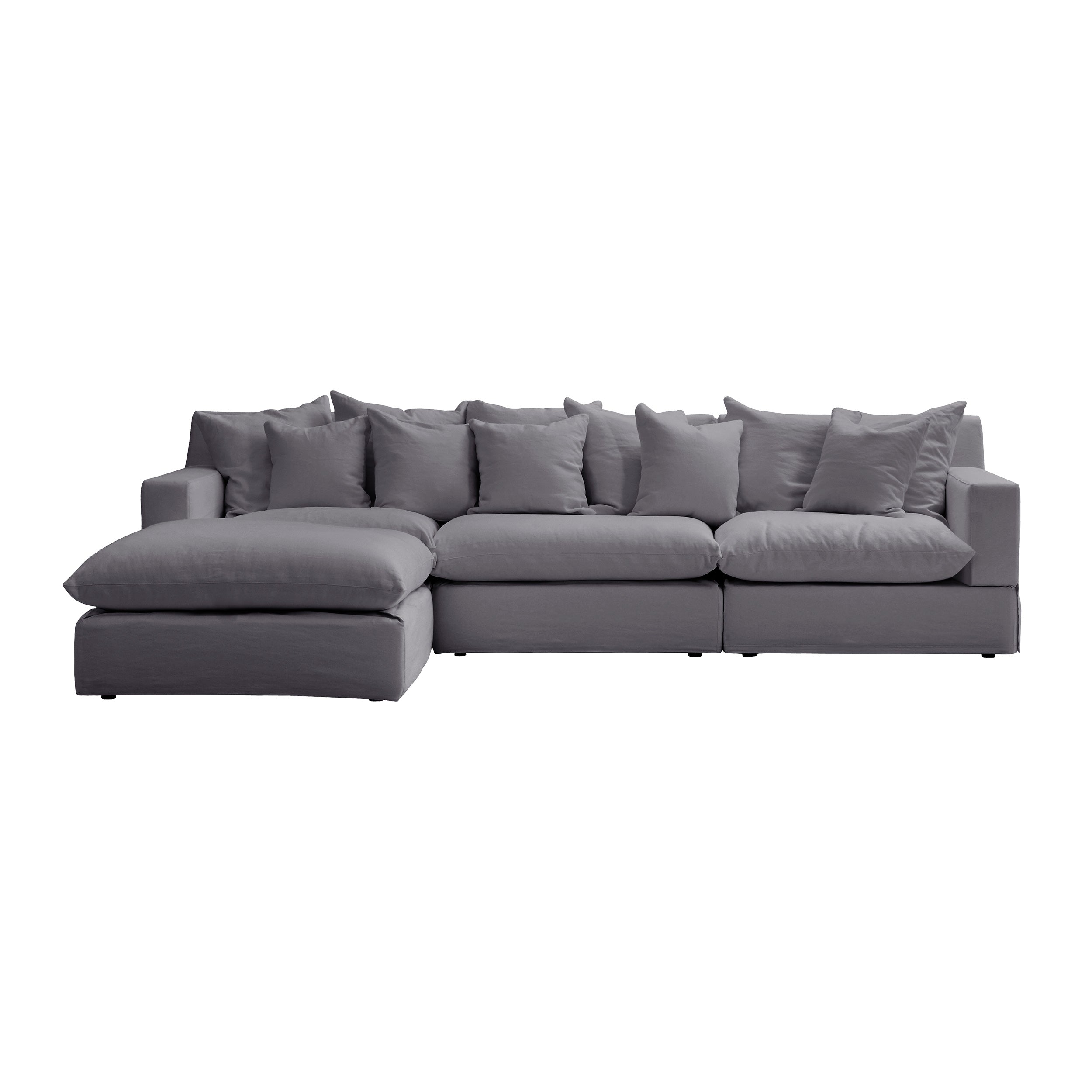 three seater chaise lounger sofas