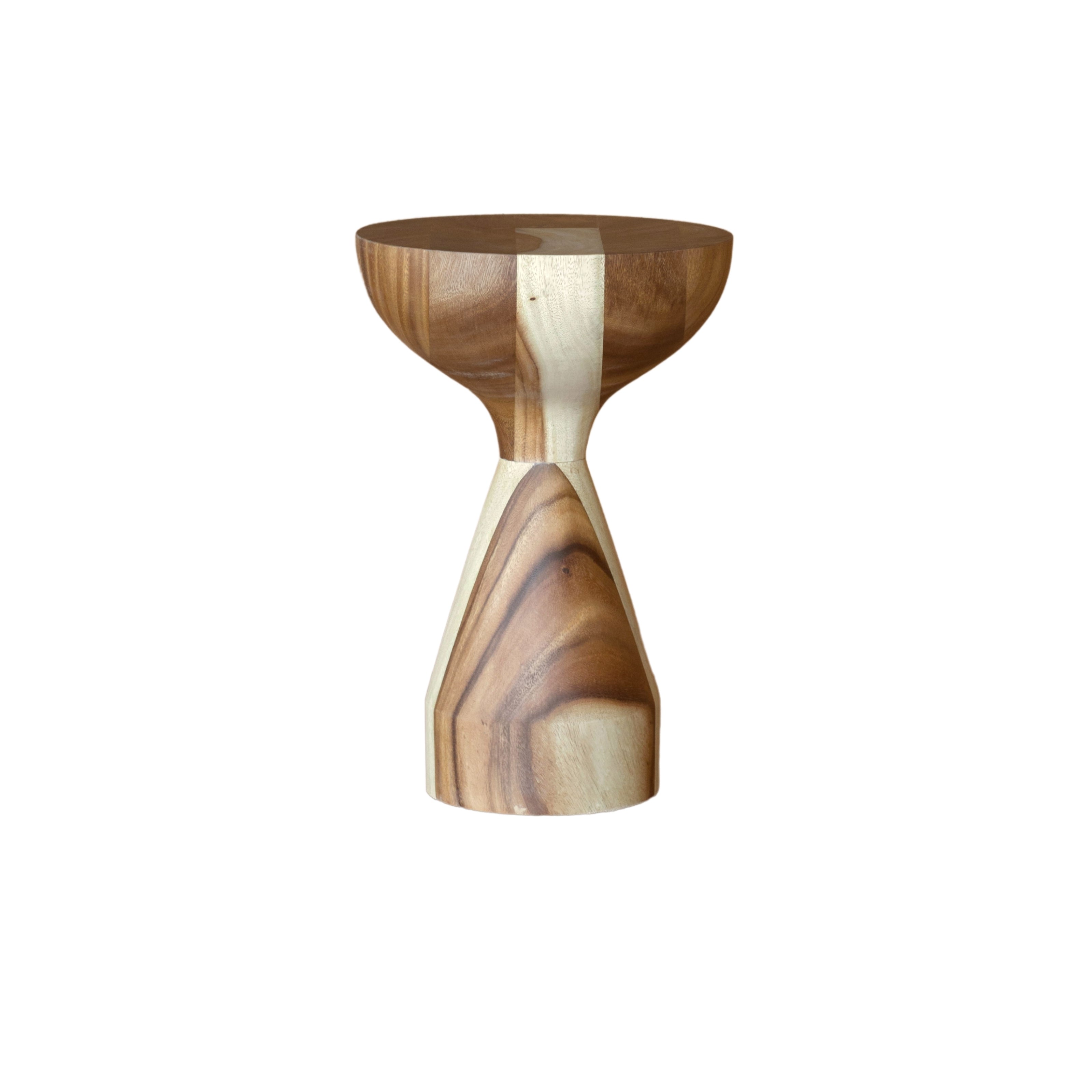 clara side table in natural