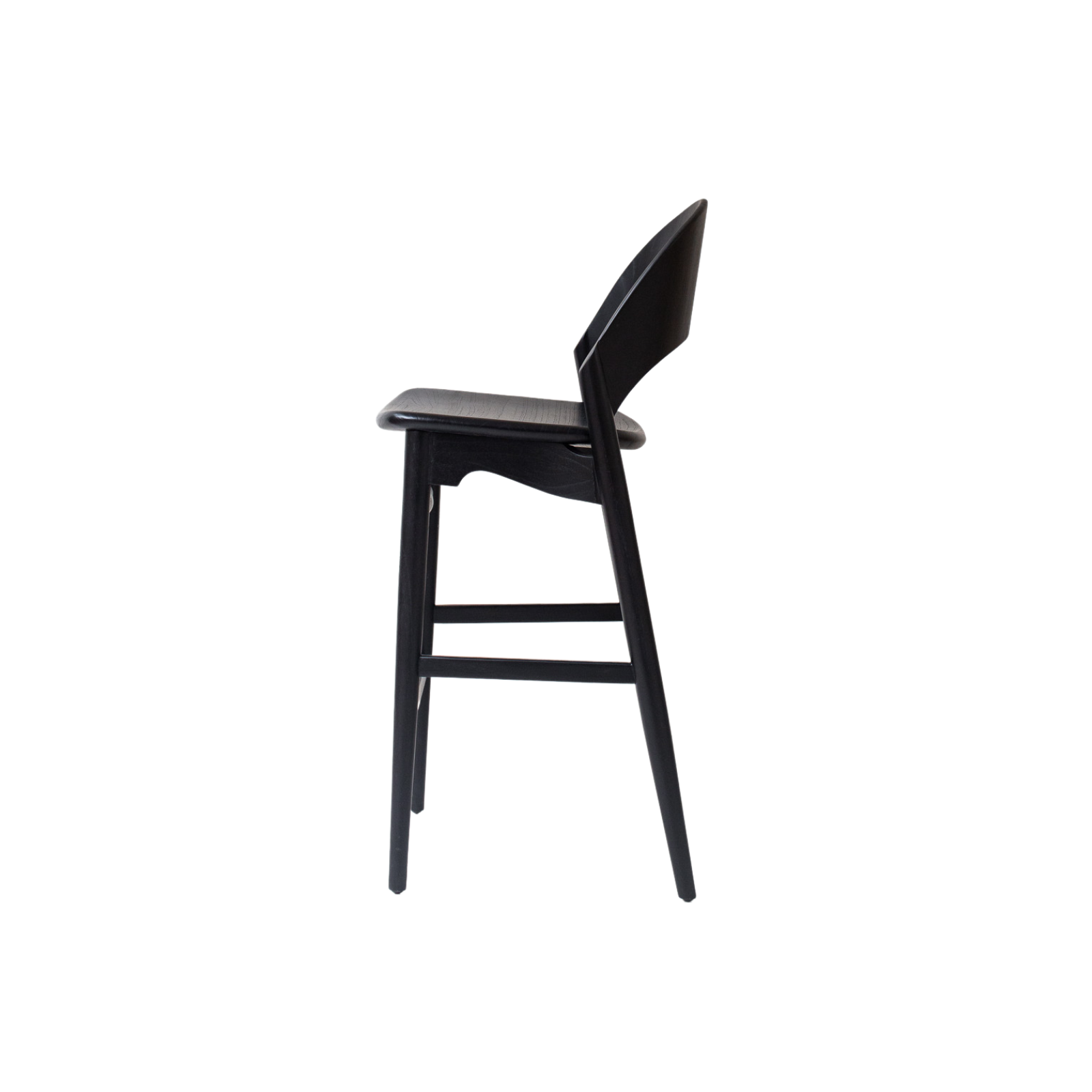 aimee stool in black