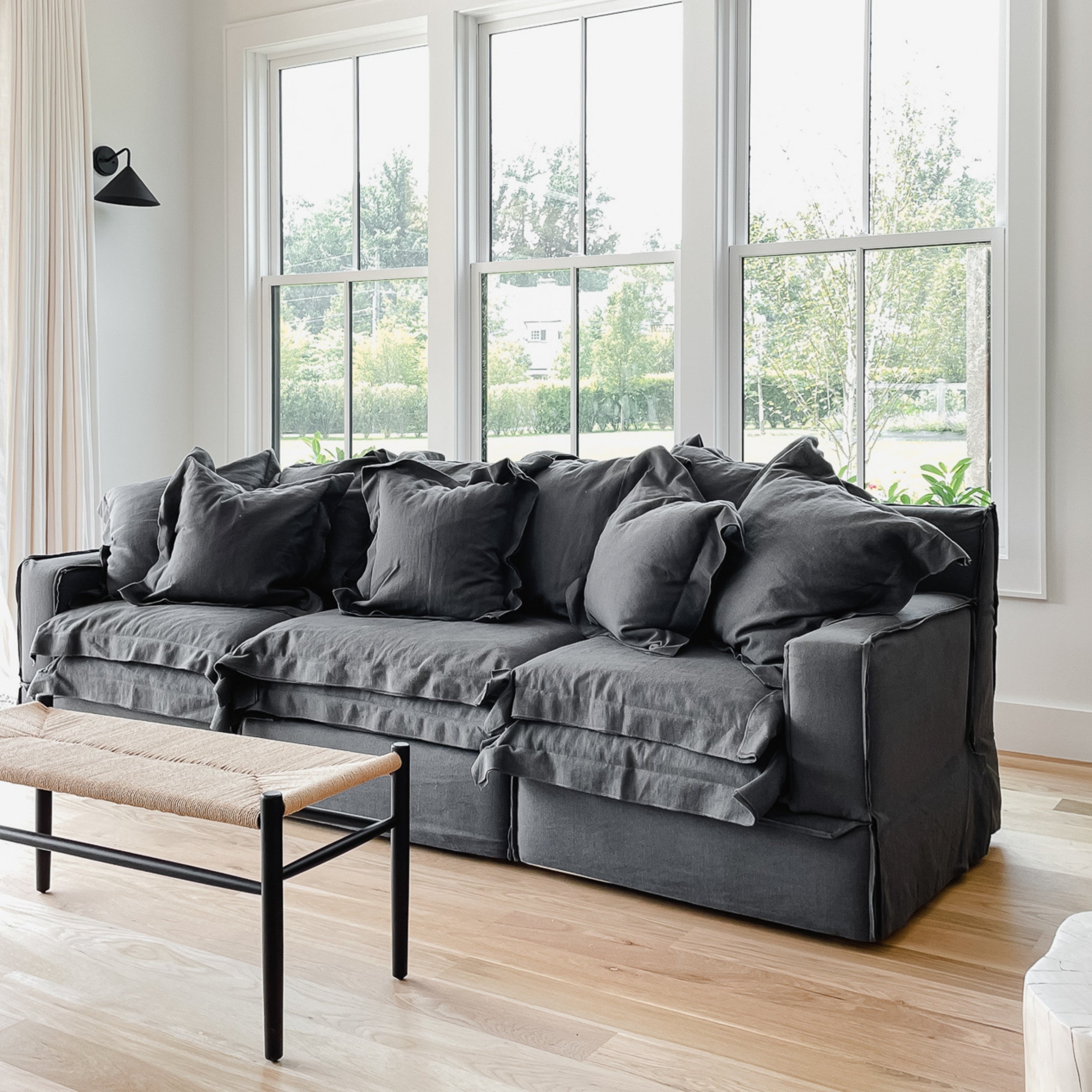 three seater chaise lounger sofas