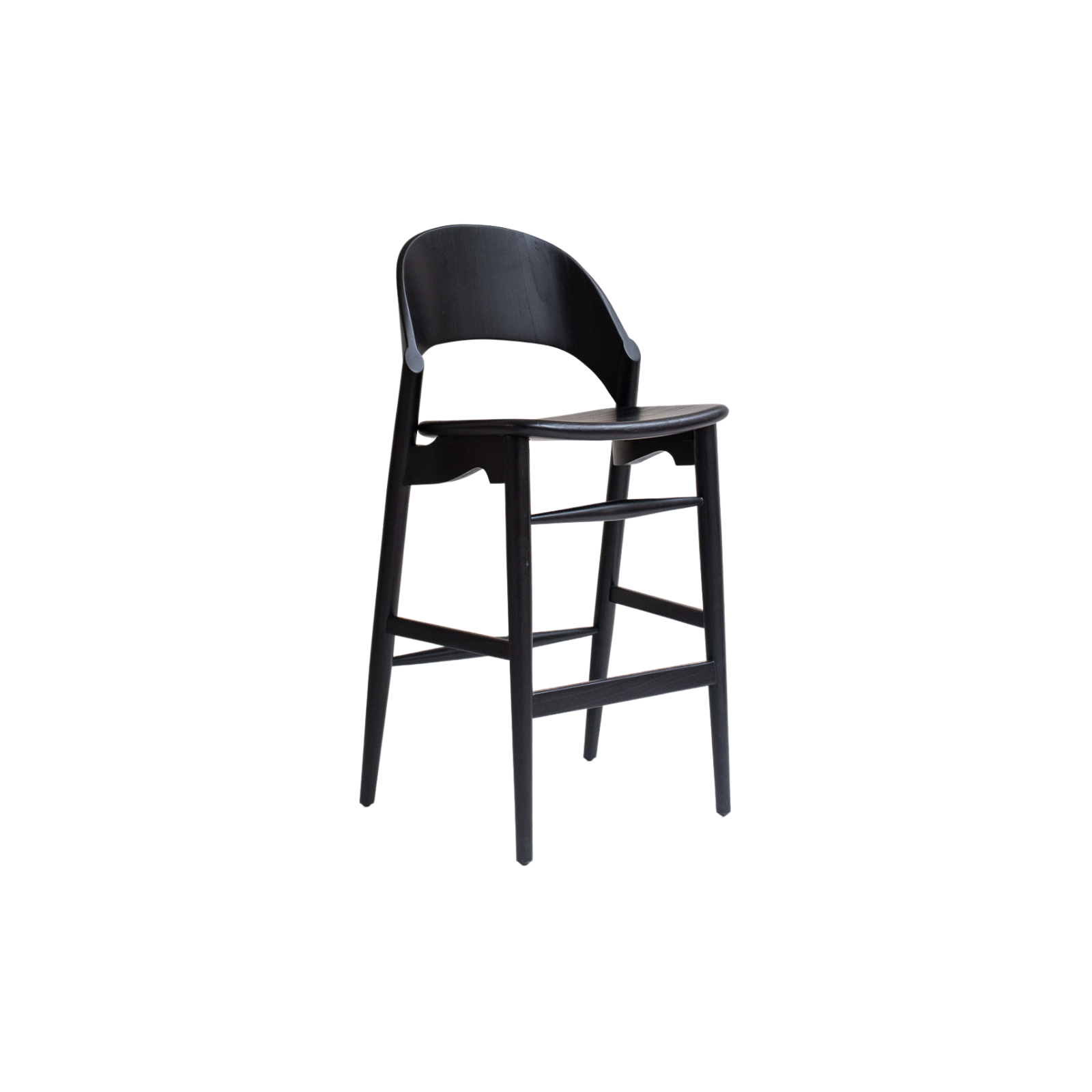 aimee stool in black