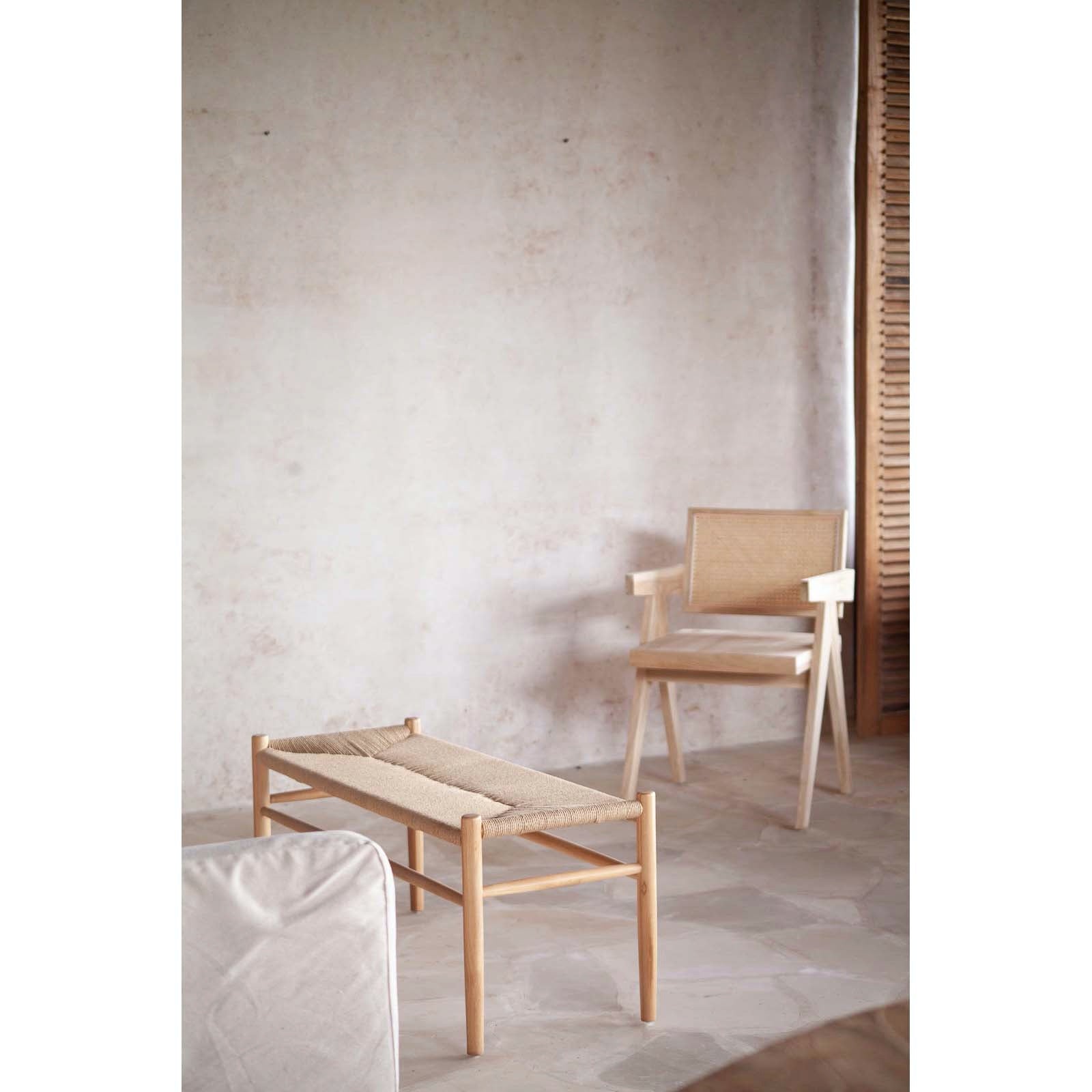 margot in natural teak, dining