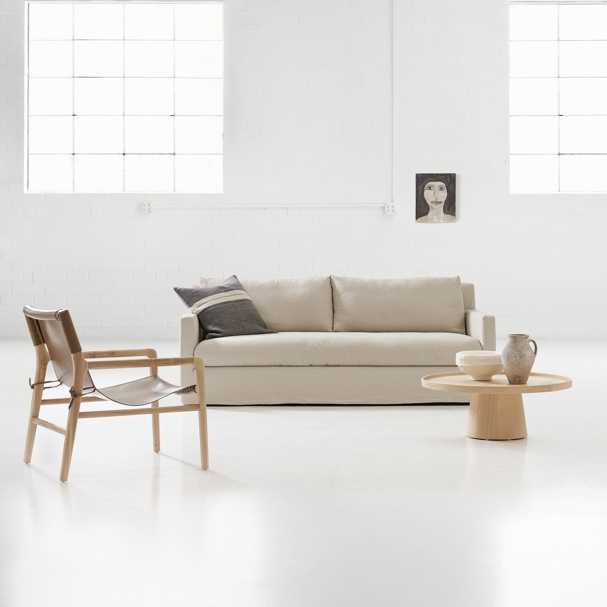 lea sofas + club chair