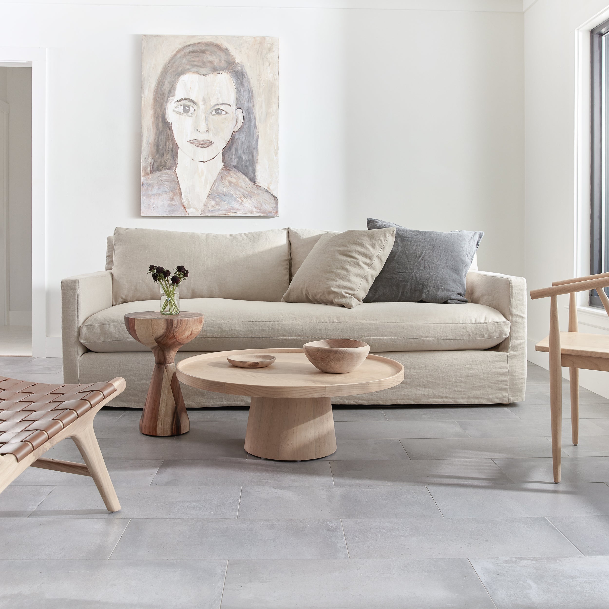 lea sofas + club chair