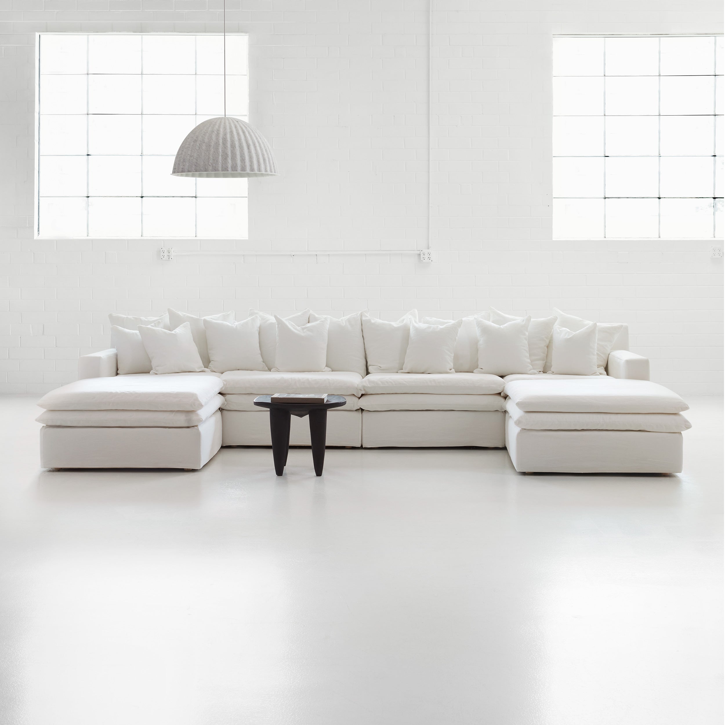 four seater plus double chaise lounger sofas